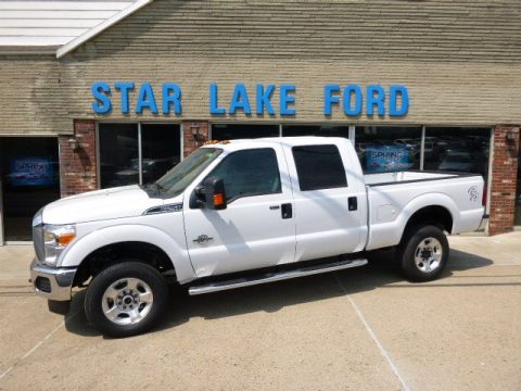 Oxford White Ford F250 Super Duty XLT Crew Cab 4x4.  Click to enlarge.