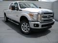 Front 3/4 View of 2015 Ford F350 Super Duty Lariat Crew Cab 4x4 #1