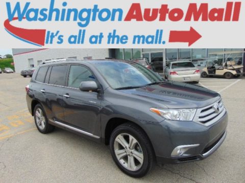 Magnetic Gray Metallic Toyota Highlander Limited 4WD.  Click to enlarge.