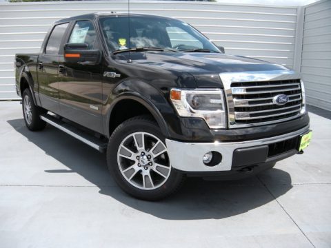 Tuxedo Black Ford F150 Lariat SuperCrew 4x4.  Click to enlarge.