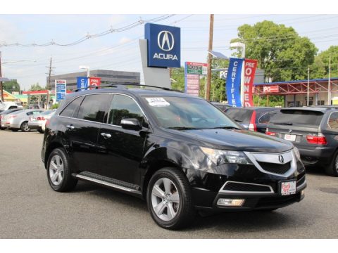 Crystal Black Pearl Acura MDX Technology.  Click to enlarge.