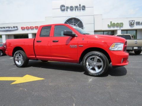 Flame Red Ram 1500 Express Quad Cab. Click to enlarge. Flame Red Ram 1500 Express Quad Cab. Click to enlarge.