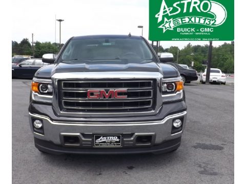 Iridium Metallic GMC Sierra 1500 SLT Double Cab 4x4.  Click to enlarge.