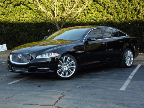 Ebony Black Jaguar XJ XJL Supercharged.  Click to enlarge.