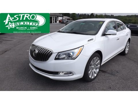 Summit White Buick LaCrosse Leather AWD.  Click to enlarge.
