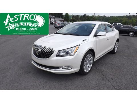 White Diamond Tricoat Buick LaCrosse Leather AWD.  Click to enlarge.