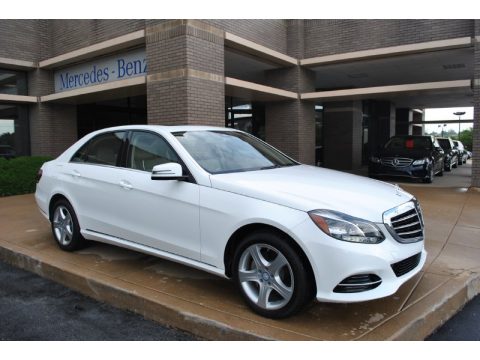 Polar White Mercedes-Benz E E250 BlueTEC 4Matic Sedan.  Click to enlarge.