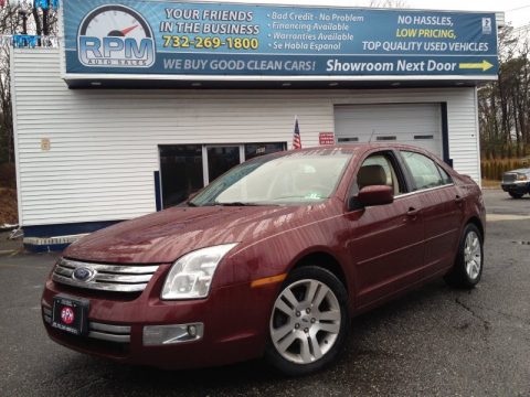 Merlot Metallic Ford Fusion SEL V6 AWD.  Click to enlarge.