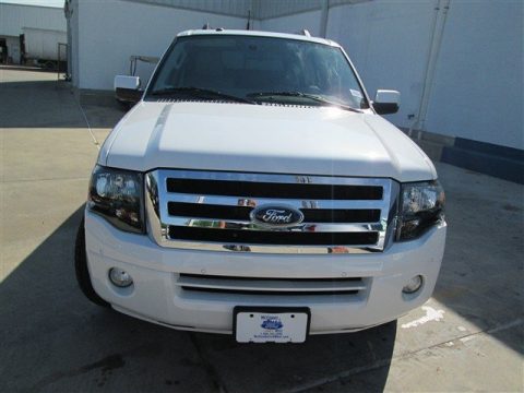 White Platinum Ford Expedition EL Limited.  Click to enlarge.