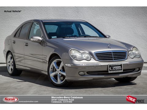 Pewter Silver Metallic Mercedes-Benz C 230 Kompressor Sedan.  Click to enlarge.