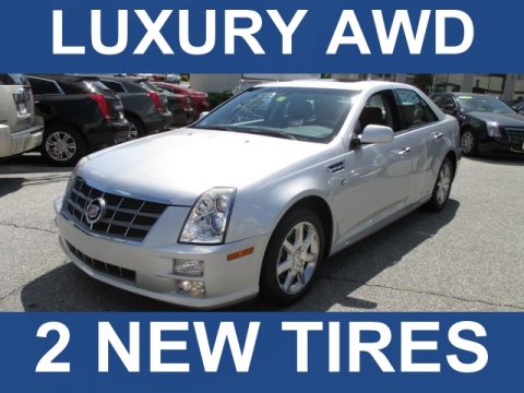 Radiant Silver Cadillac STS 4 V6 AWD.  Click to enlarge.