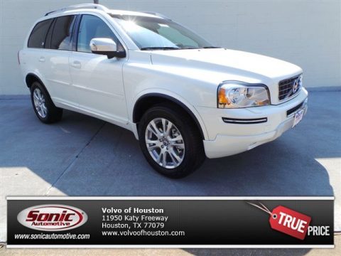 Crystal White Pearl Metallic Volvo XC90 3.2.  Click to enlarge.