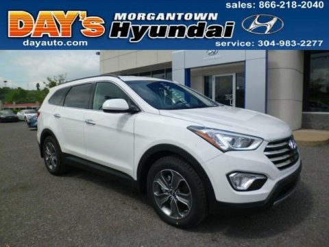 Monaco White Hyundai Santa Fe GLS AWD.  Click to enlarge.
