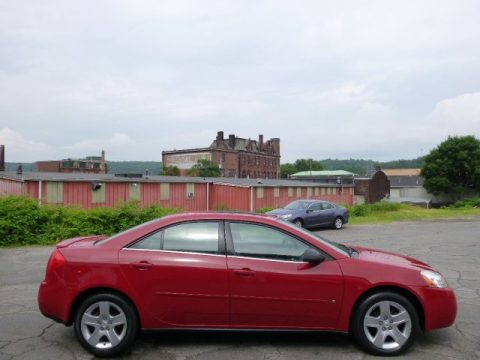 Crimson Red Pontiac G6 Sedan.  Click to enlarge.