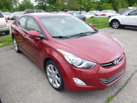 Red Allure Hyundai Elantra Limited.  Click to enlarge.