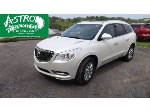 White Diamond Tricoat Buick Enclave Premium AWD.  Click to enlarge.