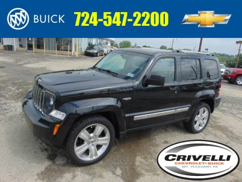 Brilliant Black Crystal Pearl Jeep Liberty Jet 4x4.  Click to enlarge.