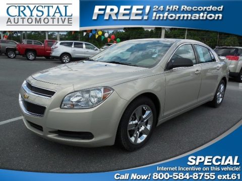 Gold Mist Metallic Chevrolet Malibu LS Sedan.  Click to enlarge.