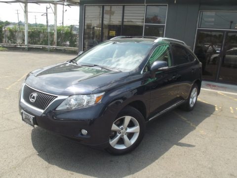 Black Sapphire Pearl Lexus RX 350 AWD.  Click to enlarge.