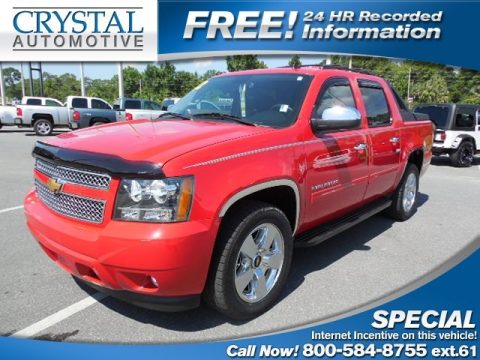 Victory Red Chevrolet Avalanche LS.  Click to enlarge.