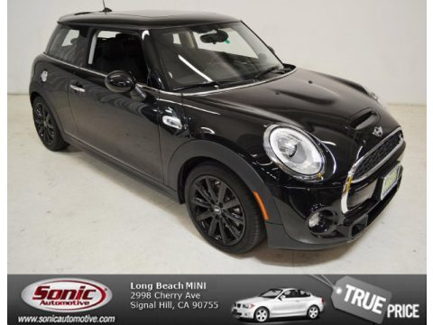Midnight Black Metallic Mini Cooper S Hardtop.  Click to enlarge.