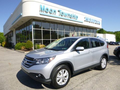 Alabaster Silver Metallic Honda CR-V EX AWD.  Click to enlarge.