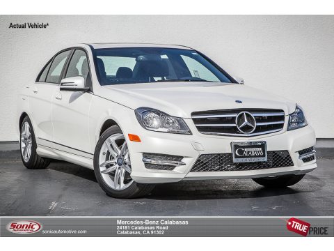 Diamond White Metallic Mercedes-Benz C 250 Sport.  Click to enlarge.