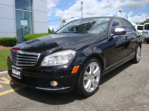 Black Mercedes-Benz C 300 4Matic Sport. Click to enlarge. Black Mercedes-Benz C 300 4Matic Sport. Click to enlarge.