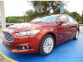 Front 3/4 View of 2014 Ford Fusion Energi SE #1