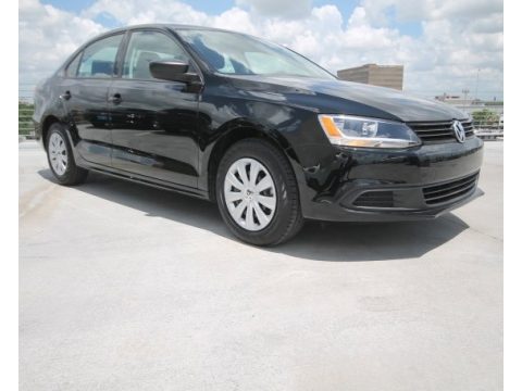 Black Volkswagen Jetta S Sedan.  Click to enlarge.