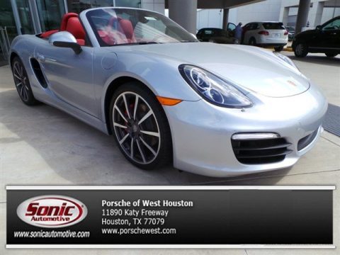 Rhodium Silver Metallic Porsche Boxster S. Click to enlarge. Rhodium Silver Metallic Porsche Boxster S. Click to enlarge.