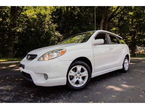 Super White Toyota Matrix XR.  Click to enlarge.