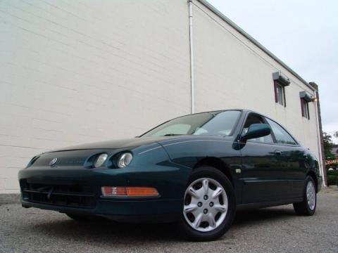 Cypress Green Pearl Metallic Acura Integra LS Sedan.  Click to enlarge.