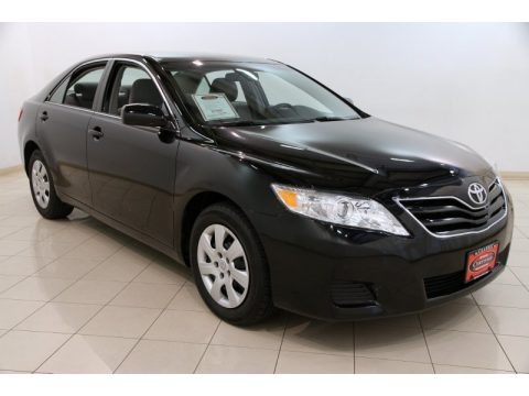 Black Toyota Camry LE.  Click to enlarge.