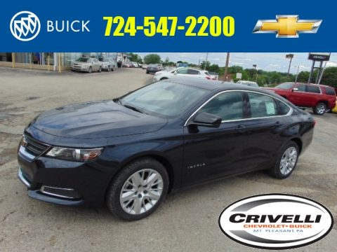 Blue Topaz Metallic Chevrolet Impala LS.  Click to enlarge.