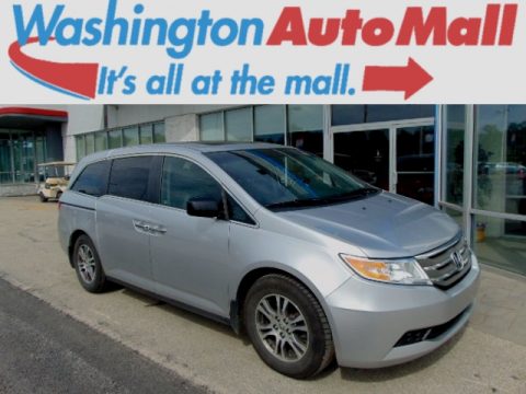 Alabaster Silver Metallic Honda Odyssey EX-L.  Click to enlarge.