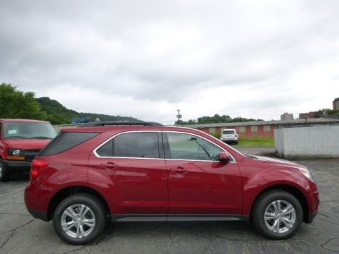 Crystal Red Tintcoat Chevrolet Equinox LT AWD.  Click to enlarge.