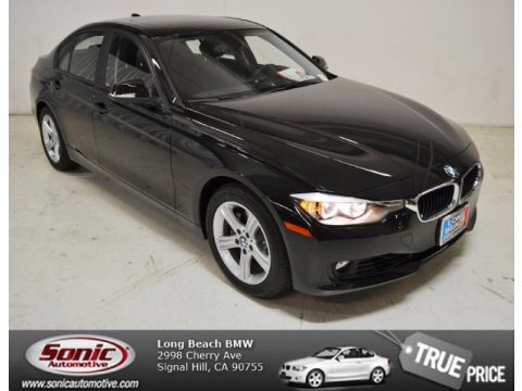 Jet Black BMW 3 Series 328i Sedan.  Click to enlarge.