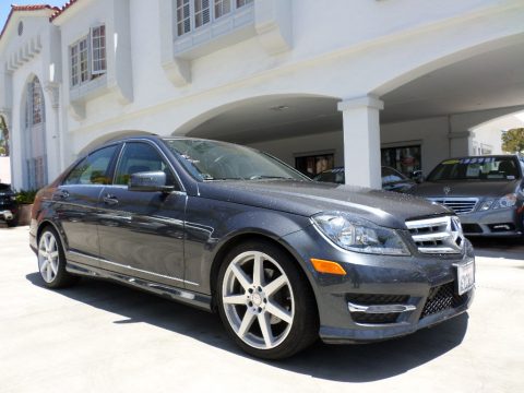 Steel Grey Metallic Mercedes-Benz C 250 Sport.  Click to enlarge.