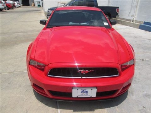 Race Red Ford Mustang V6 Coupe.  Click to enlarge.