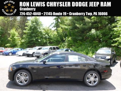 Pitch Black Dodge Charger R/T Plus AWD.  Click to enlarge.