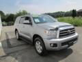 Front 3/4 View of 2012 Toyota Sequoia SR5 4WD #7