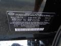 Hyundai Color Code S3 Phantom Black #20