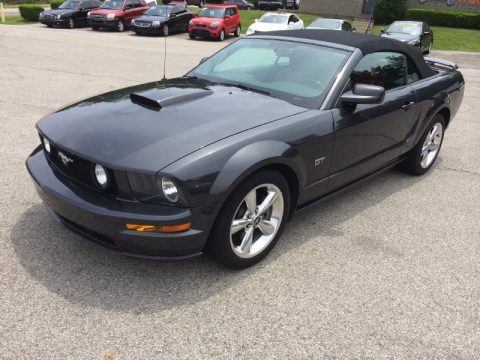 Alloy Metallic Ford Mustang GT Premium Convertible.  Click to enlarge.