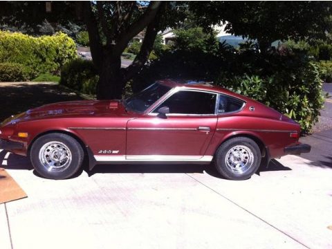 Wine Red Metallic Datsun 280Z .  Click to enlarge.