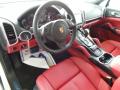  2014 Porsche Cayenne Black/Carrera Red Interior #12