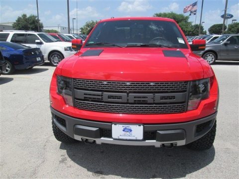 Race Red Ford F150 SVT Raptor SuperCrew 4x4.  Click to enlarge.