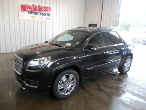 Carbon Black Metallic GMC Acadia Denali AWD.  Click to enlarge.
