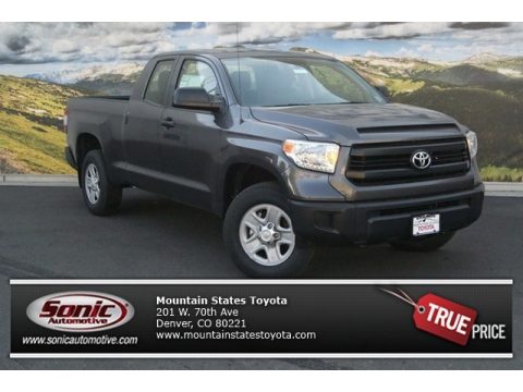Magnetic Gray Metallic Toyota Tundra SR Double Cab 4x4.  Click to enlarge.