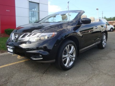 Super Black Nissan Murano CrossCabriolet AWD.  Click to enlarge.